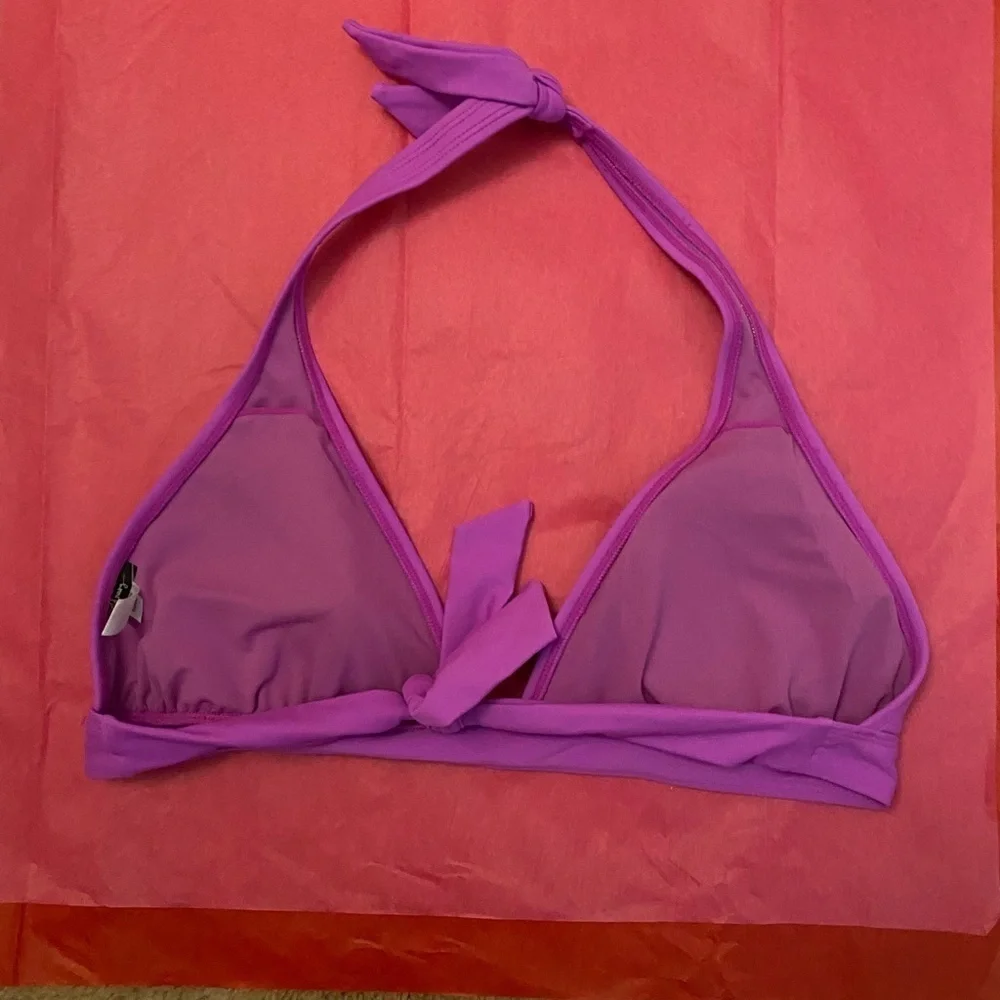 Beautiful purple bikini top